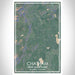 Chatham New Hampshire Map Print Portrait Orientation in Afternoon Style With Shaded Background