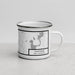 Right View Custom Chatham New Hampshire Map Enamel Mug in Classic