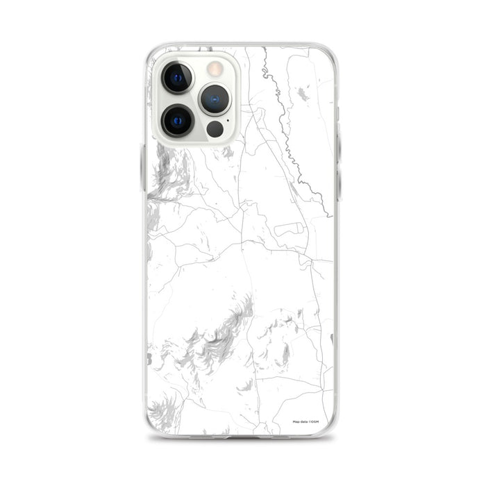 Custom Chatham New Hampshire Map iPhone 12 Pro Max Phone Case in Classic
