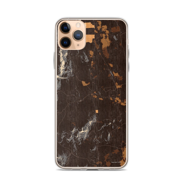 Custom Chatham New Hampshire Map Phone Case in Ember