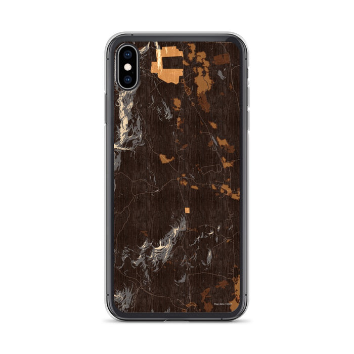 Custom Chatham New Hampshire Map Phone Case in Ember
