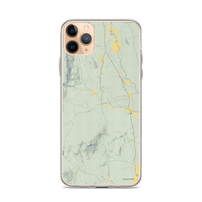 Custom Chatham New Hampshire Map Phone Case in Woodblock