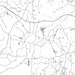 Chattahoochee Hills Georgia Map Print in Classic Style Zoomed In Close Up Showing Details