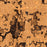 Chattahoochee Hills Georgia Map Print in Ember Style Zoomed In Close Up Showing Details