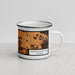 Right View Custom Chattahoochee Hills Georgia Map Enamel Mug in Ember