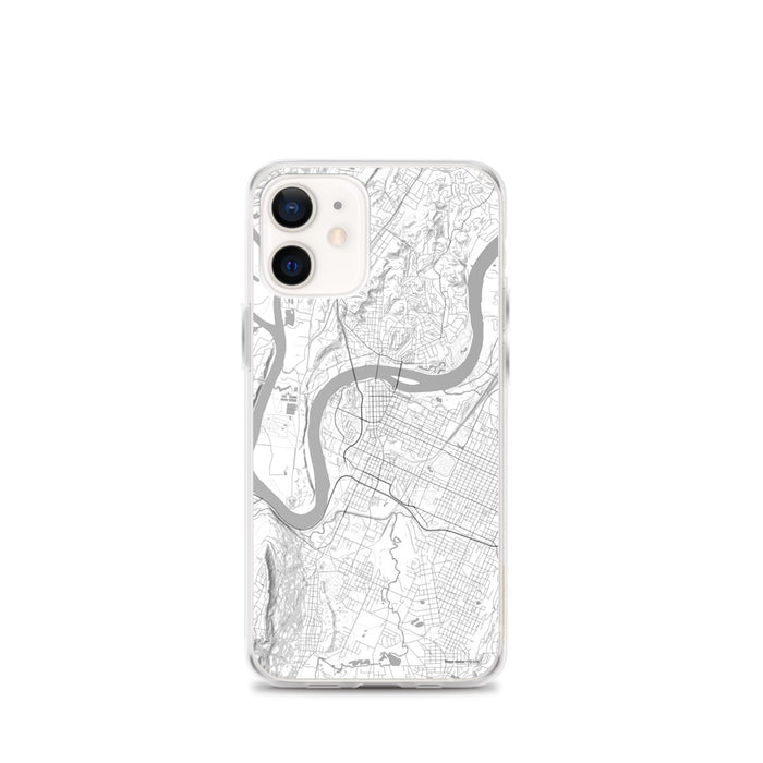 Custom Chattanooga Tennessee Map iPhone 12 mini Phone Case in Classic
