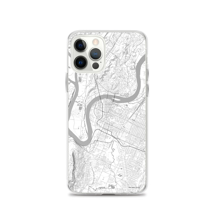 Custom Chattanooga Tennessee Map iPhone 12 Pro Phone Case in Classic