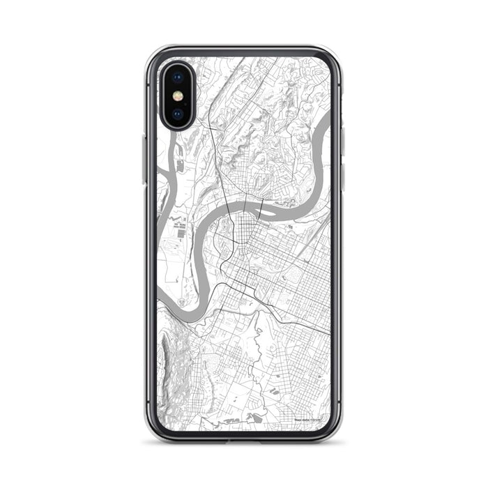Custom Chattanooga Tennessee Map Phone Case in Classic