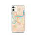 Custom Chattanooga Tennessee Map Phone Case in Watercolor