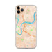 Custom Chattanooga Tennessee Map Phone Case in Watercolor
