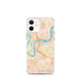Custom Chattanooga Tennessee Map iPhone 12 mini Phone Case in Watercolor