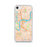 Custom Chattanooga Tennessee Map iPhone SE Phone Case in Watercolor