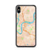 Custom Chattanooga Tennessee Map Phone Case in Watercolor