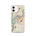 Custom Chattanooga Tennessee Map iPhone 12 Phone Case in Woodblock
