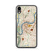 Custom Chattanooga Tennessee Map Phone Case in Woodblock