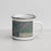 Right View Custom Cheaha Mountain Alabama Map Enamel Mug in Afternoon