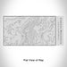 Rendered View of Cheaha Mountain Alabama Map Engraving on 17oz Stainless Steel Insulated Cola Bottle