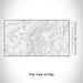 Rendered View of Cheaha Mountain Alabama Map Engraving on 17oz Stainless Steel Insulated Cola Bottle in White