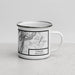 Right View Custom Chelan Washington Map Enamel Mug in Classic