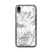Custom iPhone XR Chelan Washington Map Phone Case in Classic