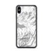 Custom iPhone XS Max Chelan Washington Map Phone Case in Classic