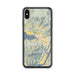 Custom iPhone XS Max Chelan Washington Map Phone Case in Woodblock