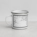 Left View Custom Chesapeake Virginia Map Enamel Mug in Classic