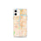 Custom Chesapeake Virginia Map iPhone 12 mini Phone Case in Watercolor