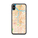 Custom Chesapeake Virginia Map Phone Case in Watercolor
