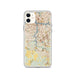 Custom Chesapeake Virginia Map Phone Case in Woodblock