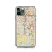 Custom Chesapeake Virginia Map Phone Case in Woodblock