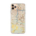 Custom Chesapeake Virginia Map Phone Case in Woodblock
