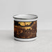 Front View Custom Chesterfield Missouri Map Enamel Mug in Ember