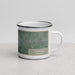 Right View Custom Cheyenne Wyoming Map Enamel Mug in Afternoon