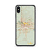 Custom Cheyenne Wyoming Map Phone Case in Woodblock