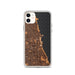 Custom Chicago Illinois Map Phone Case in Ember