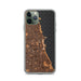 Custom Chicago Illinois Map Phone Case in Ember