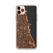 Custom Chicago Illinois Map Phone Case in Ember