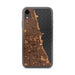 Custom Chicago Illinois Map Phone Case in Ember