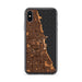 Custom Chicago Illinois Map Phone Case in Ember