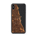 Custom Chicago Illinois Map Phone Case in Ember