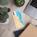 Custom Chicago Illinois Map Phone Case in Watercolor