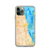 Custom Chicago Illinois Map Phone Case in Watercolor