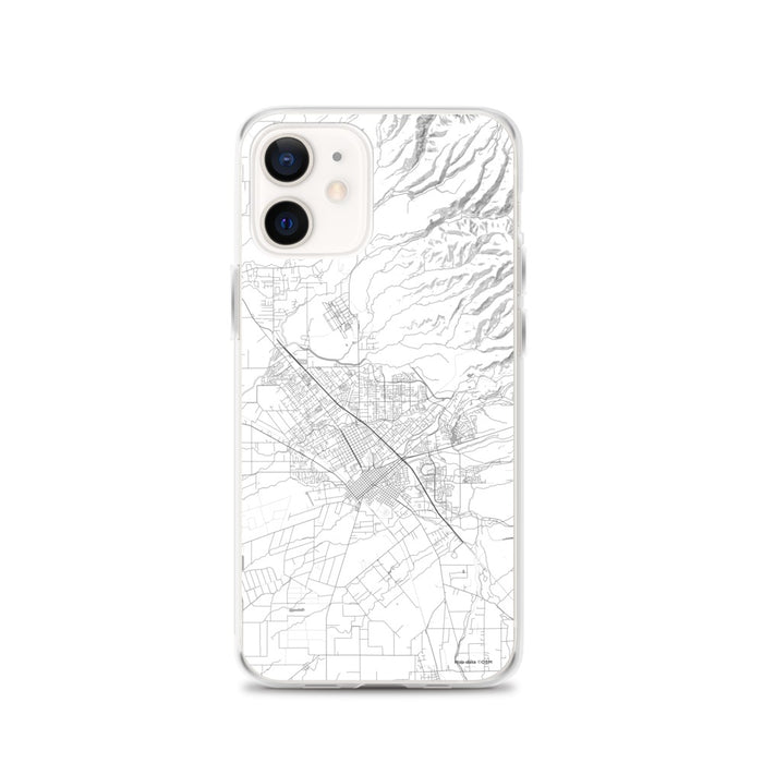 Custom Chico California Map iPhone 12 Phone Case in Classic