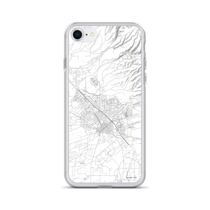 Custom Chico California Map iPhone SE Phone Case in Classic