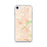 Custom Chico California Map iPhone SE Phone Case in Watercolor