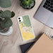 Custom Chico California Map Phone Case in Woodblock
