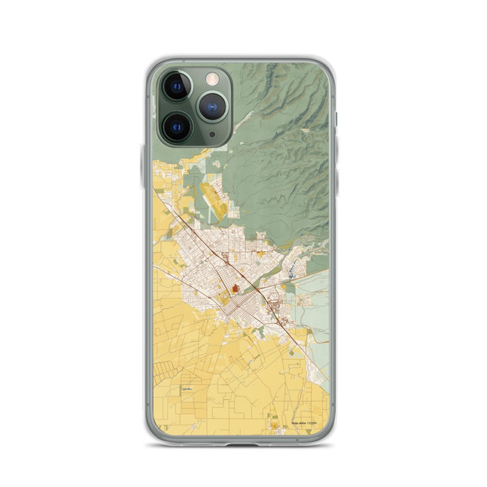 Custom Chico California Map Phone Case in Woodblock