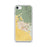 Custom Chico California Map iPhone SE Phone Case in Woodblock