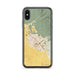 Custom Chico California Map Phone Case in Woodblock